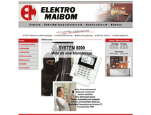 Tablet Screenshot of elektromaibom.de